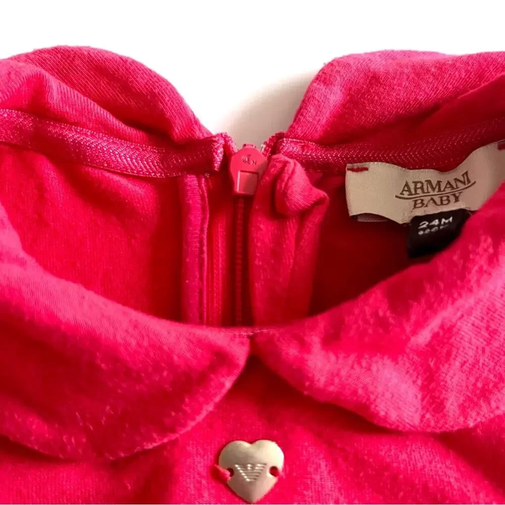 Armani Junior red dress